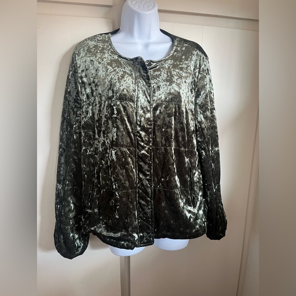 Sanctuary zip up velvet jacket - Picture 1 of 4